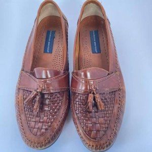 Giorgio Brutini Men’s Loafers Shoes Brown Leather Size 13 Medium